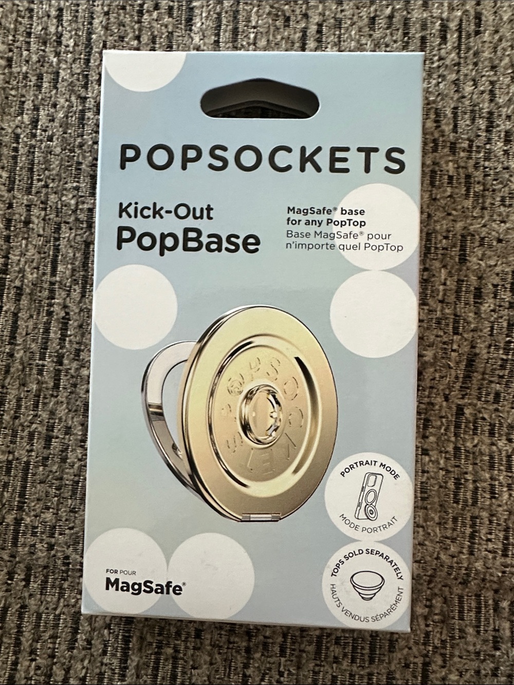 PopSocket PopBase MagSafe Kick-Out in Metallic - New in Box